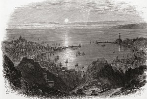 View of Genoa, Northern Italy in the Late 19th Century. From Italian Pictures by Rev. Samuel Manning, Published c.1890.