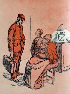 Caricature in The Plate of Butter by Ricardo Flores