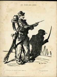 Illustration by Ricardo Flores in Le Lire, 22/01/10 - Apaches in the Army - Apaches Pimps - Shadow/Light