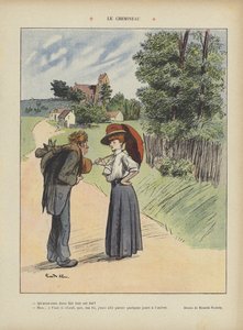 The Tramp (Illustration for Le Rire) by Ricardo Flores