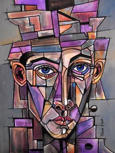 Abstract Geometric Portrait