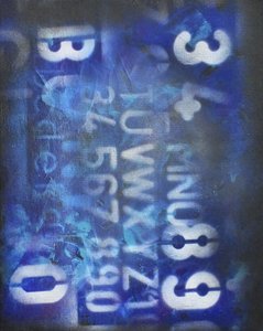 Blue Numeric Code by Ricardo Maya