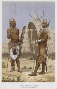 Nyam-Nyam Warriors by Richard (after) Buchta
