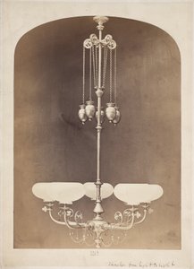 Gasolier, c 1880 by John Pardon