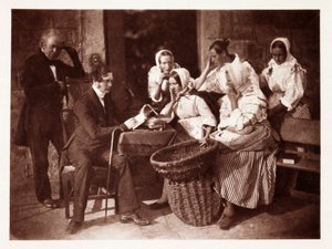 James Fairburn DD (Fairburn Reading to the Fishwives), c 1843 by John Pardon