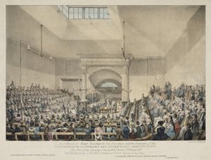 Opening of the Lecture Theatre at Marylebone, London