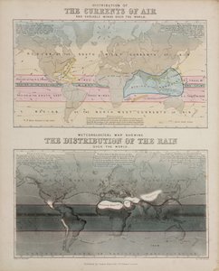 Two Meteorological Maps, c 1850