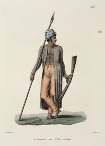 Warrior from the Island of Guebe by John Pardon