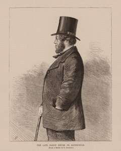 The Late Baron Meyer De Rothschild by Richard (after) Dighton