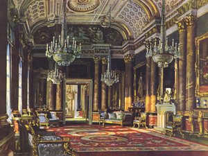 Buckingham Palace, The Blue Drawing Room by Richard (after) Jack