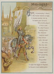 Page from Upstream by Richard Andre, Joan of Arc
