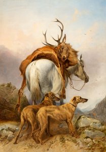 A Pony Carrying a Dead Deer by Richard Ansdell