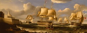 H.M.S. Queen in Valetta