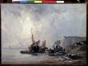 Boats at the Normandy Shore