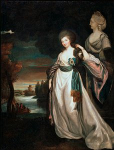 Portrait of the Lady-in-waiting Countess Alexandra Branitskaya, 1778-1781 by Richard Brompton
