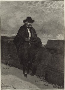 A Moonlight Night at Chelsea by Richard Caton II (after) Woodville