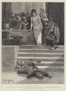 Cleopatra, by H. Rider Haggard (engraving) by Richard Caton II (after) Woodville