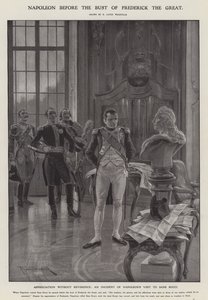 Napoleon Before the Bust of Frederick the Great