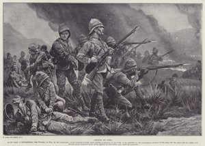 Ordeal by Fire by Richard Caton II (after) Woodville