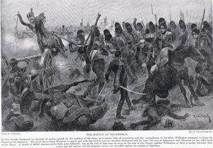 The Battle of Salamanca, Illustration from 