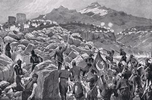 The Cretan Rebellion Against the Turks, illustration from 