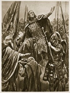 The Elevation of Edward the Elder at His Coronation at Kingston-on-Thames, Whitsunday