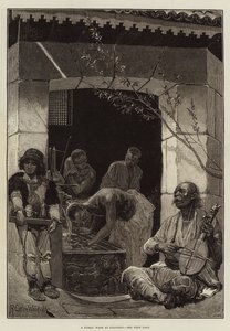 A Public Wash at Dulcigno by Richard Caton Woodville junior