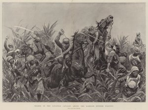 Charge of the Japanese Cavalry Among the Bamboos Outside Tientsin by Richard Caton Woodville junior