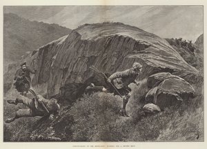 Deer-Stalking in the Highlands, running for a Second Shot by Richard Caton Woodville junior
