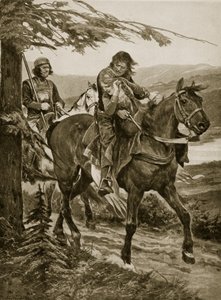 King Dermot Carries off Devorgil, Illustration from 