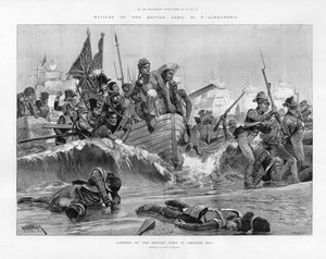 Landing of the British Army in Aboukir Bay