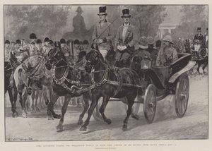 Lord Kitchener Passing the Wellington Statue at Hyde Park Corner on His Return from South Africa, 12 July