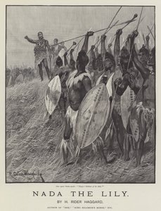 Nada the Lily, by H Rider Haggard by Richard Caton Woodville junior