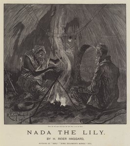 Nada the Lily, by H Rider Haggard by Richard Caton Woodville junior