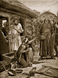 Over-Taxed Subjects Ejected from Their Houses, Illustration from 