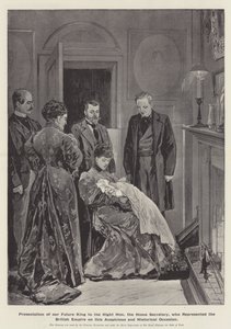 Presentation of our Future King to the Right Honourable the Home Secretary, who represented the British Empire on this Auspicious and Historical Occasion