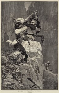 Settling a Frontier Dispute by Richard Caton Woodville junior