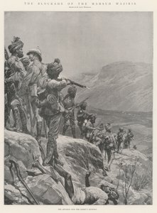 The Blockade of the Mahsud Waziris by Richard Caton Woodville junior