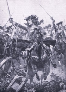 The Duke of Marlborough at the Battle of Oudenarde, 11th July 1708 by Richard Caton Woodville junior