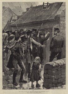 The State of Ireland, serving a Process near Headford, Galway by Richard Caton Woodville junior