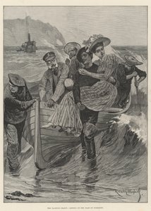 The Yachting Season, landing on the Coast of Normandy