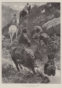 With the Stag-Hounds on Exmoor by Richard Caton Woodville junior