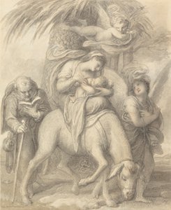 Flight into Egypt by Richard Cosway