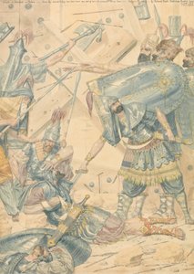 Death of Abimelech at Thebez by Richard Dadd