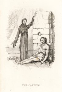 The Skeleton of Death and the Captive (engraving) by Richard Dagley