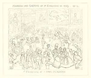 An Exhibition at The Royal Academy by Richard Doyle