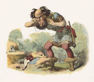 Illustration for Jack The Giant Killer by Richard Doyle