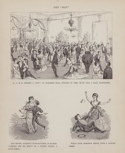 Page from The American Tour of Messrs Brown, Jones and Robinson by Richard Doyle