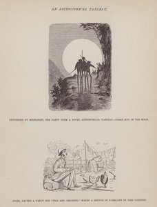 Page from The American Tour of Messrs Brown, Jones and Robinson by Richard Doyle