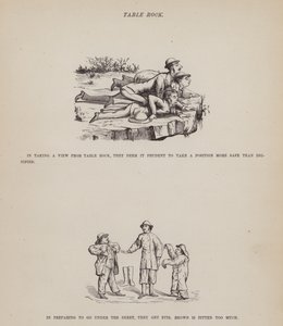 Page from The American Tour of Messrs Brown, Jones and Robinson by Richard Doyle